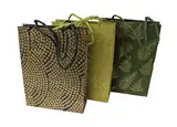 Maharanis Fairtrade Handgeschöpftes Papier Lokta Daphne Geschenktaschen Verpackung Geschenkbeutel aus nachhaltiger Handwerksfertigung