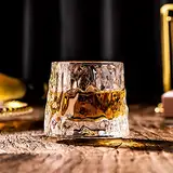 DAWNTREES Whisky Gläser, Japanisches Whiskyglas, Tumbler Rotierendes Whiskyglas，Modisch, Papa, Männer Entspannen und reduzieren Druck