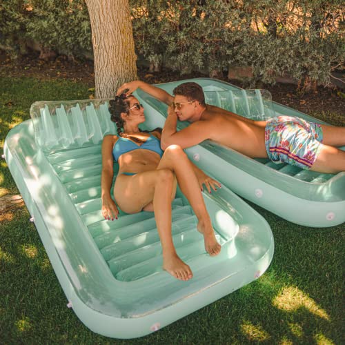 Float Joy Luftmatratze Pool Erwachsene Tanning Pool Aufblasbare Groß Wasserhängematte Pool Spielzeug Schwimmmatte für den Pool