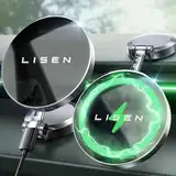 LISEN 15W für Magsafe Autohalterung mit Ladefunktion Magsafe Ladegerät Auto Magnet Handyhalterung Auto Wireless Car Charger KfZ Handy Halterung für iPhone 15 14 13 12 Pro Max Mini Plus