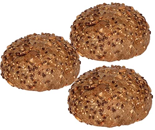 Herzberger Bio Naturland Mehrkornbrötchen, 3 x 70 g (frische Backwaren)