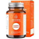 serotalin® ORIGINAL KAPSELN | Energie, Motivation & Fokus mit Griffonia + Vitamin D3 + Phenylalanin - Vitamin B12, B6, Zink, Chrom + Koffein | 100% vegan, 60 Kapseln für 2 Monate