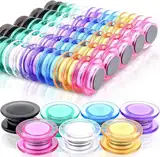 84 Stück Whiteboard Magnete,7 Farben Rund Dekorative Magnete Magnet Stark Magneten Starker Halt Mini Magnete Stark Magnete Kühlschrank für Magnettafel Kühlschrank Magnetwand Pinnwand Foto