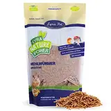 Lyra Pet® | 5 kg Mehlwürmer getrocknet | Proteinreiches Vogelfutter | Für Wildvögel, Nager, Reptilien & Fische | Nahrhaftes Futter | Energiespender für Insektenfresser | Vitamine & Mineralstoffe