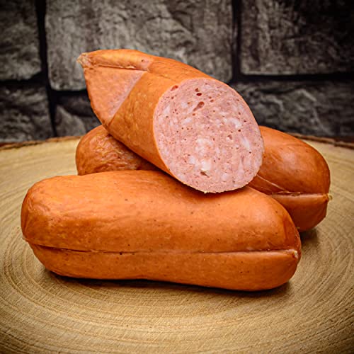 Food-United KNACKWURST GROßPACKUNG 3x 1800g Lebensmittel Familienpackung Sonderposten Grosspackung Prager Speck-Würstchen aus Rind-Schweine-Fleisch perfekt für BBQ Brat-Grill-Wurst