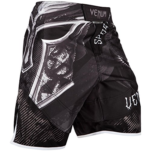 Venum Herren Gladiator 3.0 Kampfshorts Trainingsshorts, Schwarz/Weiß, XXL