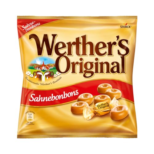 Werther's Original – 1 x 245g – Klassische Sahnebonbons mit leckerem Karamellgeschmack
