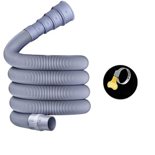 Zusammenklappbares Wohnwagen-Abflussrohr mit verstellbarem Adapter, Wohnmobil-Abwasserschlauch-Set für Wohnmobil, Wohnmobil und Anhänger, auslaufsicher, platzsparendes Design