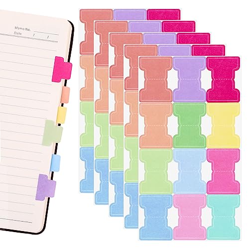 Haftmarker, Index Tabs Selbstklebend, Stabile Haftnotizen Tabs Pastell, Page Marker, Book Tabs, Annotating Supplies für Notizbücher Kalender Planer Bibelregister