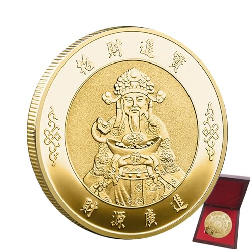 Generic Chinesische Glücksmünze Feng Shui, Gott Des Reichtums, Goldmünze Taiwan Glücksgeld Mutter Geschenk