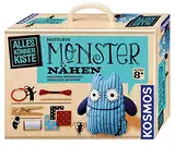 Kosmos 604080 AllesKönnerKiste Monster nähen für Anfänger, DIY Bastelset für Kinder ab 8 Jahren, Kindergeburtstag, Nähset Kinder, Nähen Kinder