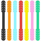 Maske Ohrhaken - Maskenhaken Silikon Masken Ohrband Gummiband Anti-rutsch Mundschutz Halterung Maskenhalter Verlängerung (Pack 7 Farbe)