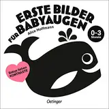 Erste Bilder für Babyaugen. 0-3 Monate: Babys lieben Kontraste. Kontrastbuch und Spielzeug zur visuellen Stimulation für Neugeborene, perfekt als Geschenk zur Geburt