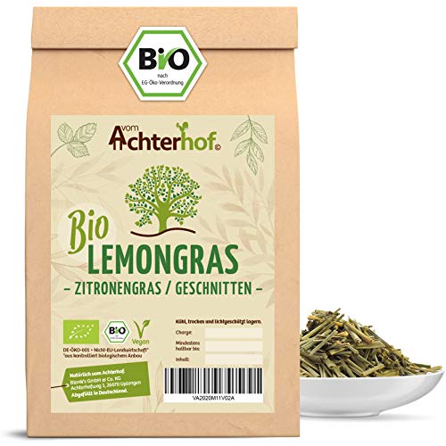 Zitronengras Bio 500g | Zitronengras getrocknet und geschnitten | ideal zur Verwendung in der Zubereitung von Tee | naturrein in Bio-Qualität | vom Achterhof