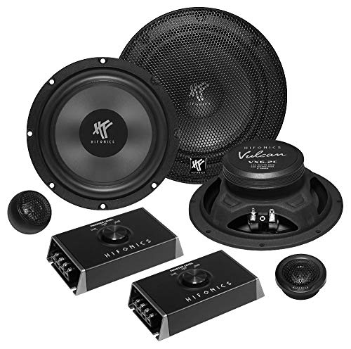 Hifonics VX-6.2C 2-Wege Einbaulautsprecher-Set 200 Watt VX6.2C 16,5cm Auto Lautsprecher Boxen
