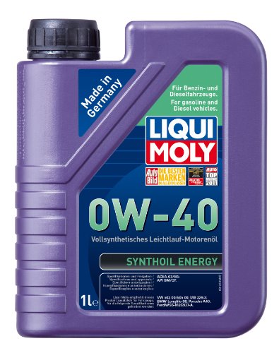 LIQUI MOLY Synthoil Energy 0W-40 | 1 L | vollsynthetisches Motoröl | Art.-Nr.: 1360, farblos