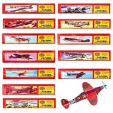 HONGECB Gleitflugzeuge Set, Styroporflieger Set, Einzeln Verpackten Styropor Segelflugzeuge, Styroporflieger, für Kindergeburtstag Gastgeschenke, 12 Stück