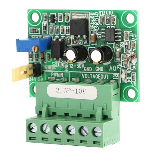 Jadeshay PWM Spannung Converter Modul 3.3V PWM-Signal auf 0-10 V PWM Digital Analog Wandler Modul Konverter Modul