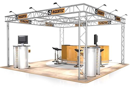 Messestand FD 32-4 x 4 x 2,5 m (LxBxH) - 16 m²