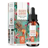 Vitamin A Tropfen hochdosiert - 5000 I.E (1500 µg) je Tagesdosis - Vegan - Vitamin A flüssig - Retinol Naturtreu Augenweide 1700 Tropfen 50 ml