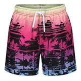 RIPT Jungen Essentials Quick Dry UV 50 Sonnenschutz Badeshorts Badehose, Rosa, 9-10 Jahre