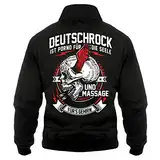 Spaß Kostet Herren Harrington Jacke Deutschrock Porno für die Seele Frei Krawall Band Musik