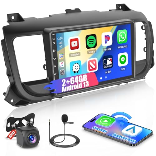 [2+64G] Autoradio Android 13 für Citroen Jumpy 3/Peugeot Expert/Toyota Proace LHD 2016-2020, 9 Zoll Touch Display Autoradio mit Bildschirm Carplay Android Auto GPS WiFi Rückfahrkamera