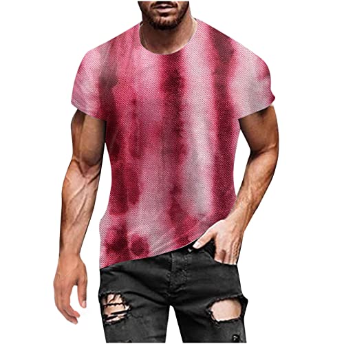 Hawaiihemd Herren Kurzarm T Shirt Kurzärmeliges Freizeithemden Sommerhemd Slim Fit Oberteile Vintage Hochwertige Sportshirt Atmungsaktive Casual Basic Oberteile Modische Sommerkleidung