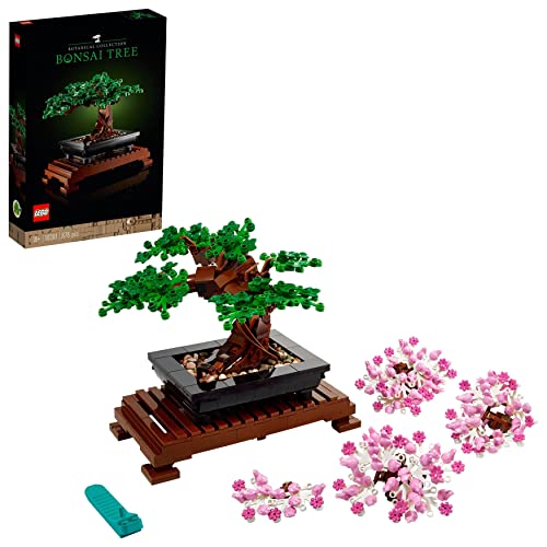 LEGO Botanicals Bonsai Baum Set für Erwachsene - Pflanzen Home Deko Set - DIY Projekt und entspannende kreative Aktivität - Geschenkidee für Frauen und Männer - Botanik Kollektion 10281