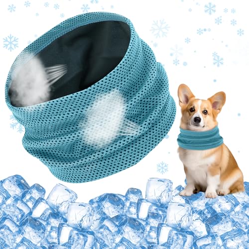 Kühlhalsband für Hunde, Hunde halstücher Kühlend, Hundehalsband Kühlend, Kühlendes Hundehalsband, Geeignet für Kühlhunde im Sommer, 55 x 16 cm