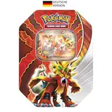 Pokémon-Sammelkartenspiel: Tin-Box Paradox-Schicksale: Keilflamme-ex (1 holografische Promokarte & 4 Boosterpacks)