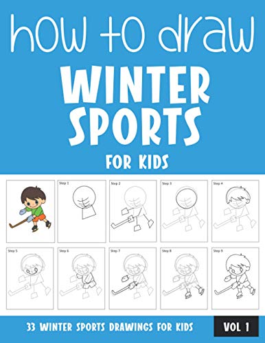 How to Draw Winter Sports for Kids - Vol 1