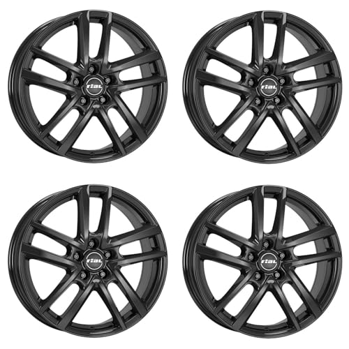 4x Rial Felgen Alufelgen Astorga 7.5Jx17 ET44 5x105 diamant-schwarz kompatibel mit CHEVROLET/DAEWOO(GM) /GM KOREA Cruze