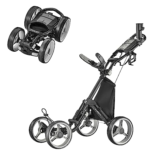 CaddyTek Explorer V8-Dunkelgrau Golf Push Cart, Einheitsgröße