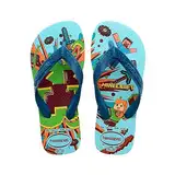 Havaianas Minecraft (Mini Me) Flipflop, White/Blue Comfy, 31/32 EU