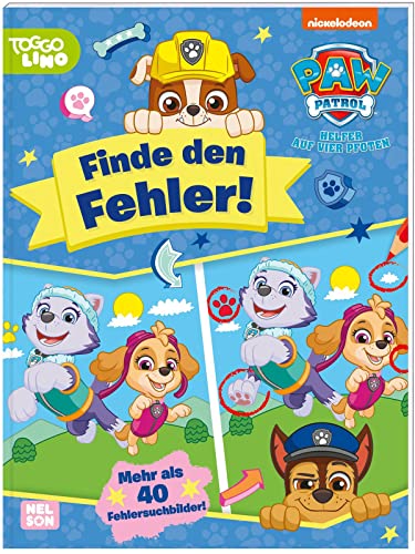 PAW Patrol Kindergartenheft: Finde den Fehler!: Mehr als 40 Suchbilder | für Kinder ab 4 Jahren