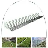 Gewächshaus-Hoops 50 Stück 43 cm Abnehmbaren Gewächshaus-Ringe für Pflanzenabdeckung Folientunnel Gewächshausreifen bögen Kunststoff Glasfaser Pflanztunnel for Gartenstoff Gartenpfähle