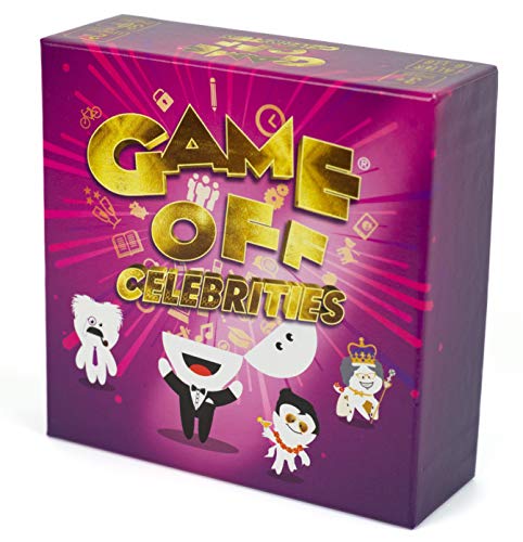 GAME OFF Celebrities - denn Alles ist ein Spiel | Partyspiel Für Kinder Und Erwachsene | 3+ Spieler | Ab 5+ Jahren | 15+ Minuten | Deutsch