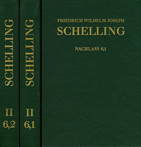 Schelling, Friedrich Wilhelm: Historisch-kritische Ausgabe. Reihe II. Bd 6. Philosophie der Kunst. Vorlesungen Jena 1802/3 und Würzburg 1804/5: Kritisch kommentierte Ausgabe