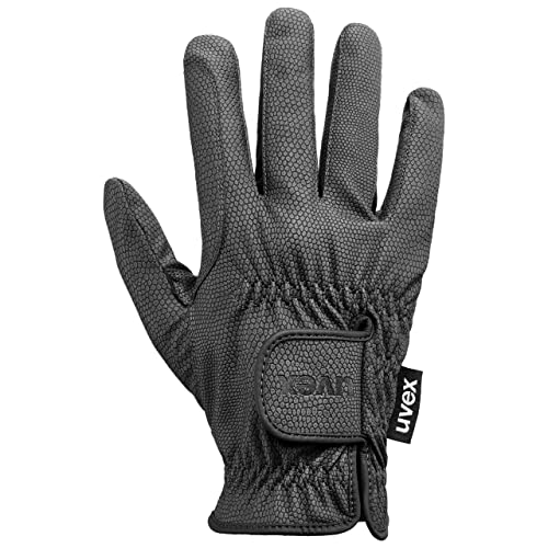 uvex Sportstyle - dehnbarer Reithandschuh für Damen und Herren - exzellenter Grip & strapazierfähig - touchscreenfähig - Black - 7