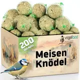 200 x 90 g = 18 kg Meisenknödel Marke Vogelfood Vogelfutter 4 Jahreszeitenknödel Wildvogelfutter Ganzjahresfutter Fettfutter mit Netz