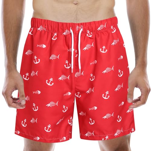 Zufuny Dissolving Shorts, Scherz-Shorts, Geschenk für Bruder, Freund, Junggesellenabschied, Strandparty, rot, XL