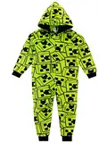 Minecraft Jungen Schlafoveralls Creeper Mehrfarbig 158