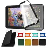MOZOOSON Puzzlebrett 1500 Teile, Faltbares Puzzle Board mit 8 Sortierer, Tragbare Puzzlematte, Puzzle-Aufbewahrung, Jigsaw-Zubehör mit Rutschfester Oberfläche