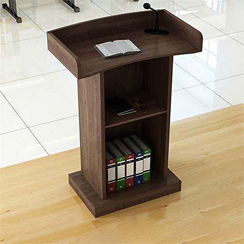 Modernes Rednerpult-Podium mit Schublade für Zeremonien, perfektes Event-Möbel für Firmencampus, Restaurant und Hochzeitslocation