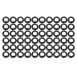 xctopest Fishing Rod Building Silicone Winding Check Trim Ring 60pcs for Fly, Spinning, and Casting Fishing Rods (11MM)