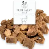 Pure Meat Ziege von Pepper’s Manufaktur – 100 % Ziege, gefriergetrocknet – TrockenBARF- Monoprotein-Snack für Sensible Hunde – naturbelassen, ohne Zusätze, ideal bei Unverträglichk (200g)