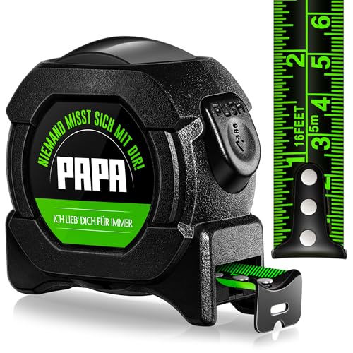 SunmeiTrad Geschenke für Papa, Vatertagsgeschenk, Massband Lustige Geschenk Vatertag, Geschenke zum Vatertag, Papa Weihnachten Weihnachtsgeschenke, Geburtstag