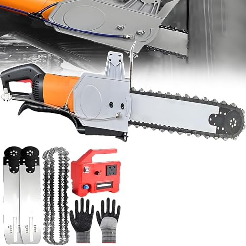 7800 W/8800 W Bürstenlose Betonsäge,Wandschneidewerkzeug | 6000 U/Min,Automatisches Wasserstrahlschneiden,Schnitttiefe 11,8 Zoll Und 18,9 Zoll, Betonschleifmaschine Für Bewehrungsstäbe,7800W