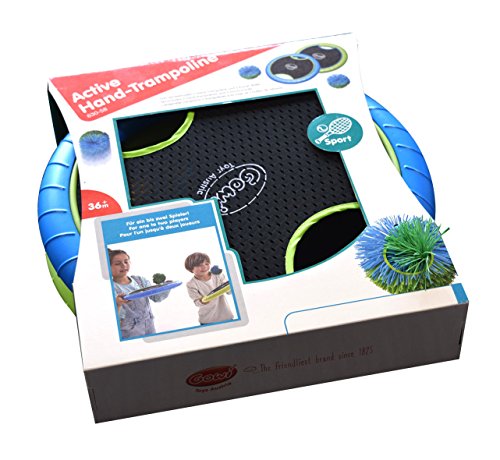 Gowi 630-58 Aktiv Hand-Trampolin mit 2 Bällen, Ballspiel